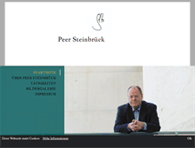 Tablet Screenshot of peersteinbrueck.de